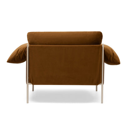 Alva Nougat Frame Armchair
