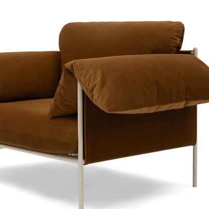 Alva Nougat Frame Armchair