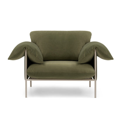 Alva Nougat Frame Armchair
