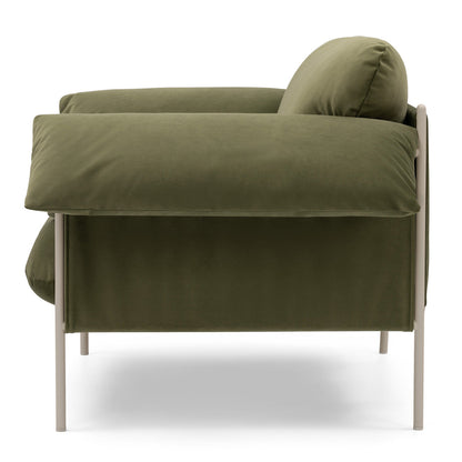 Alva Nougat Frame Armchair