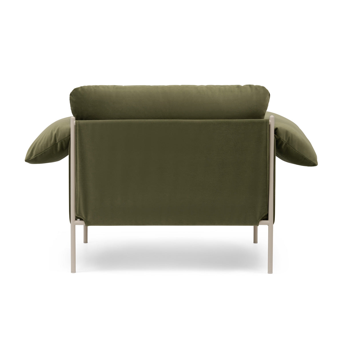 Alva Nougat Frame Armchair
