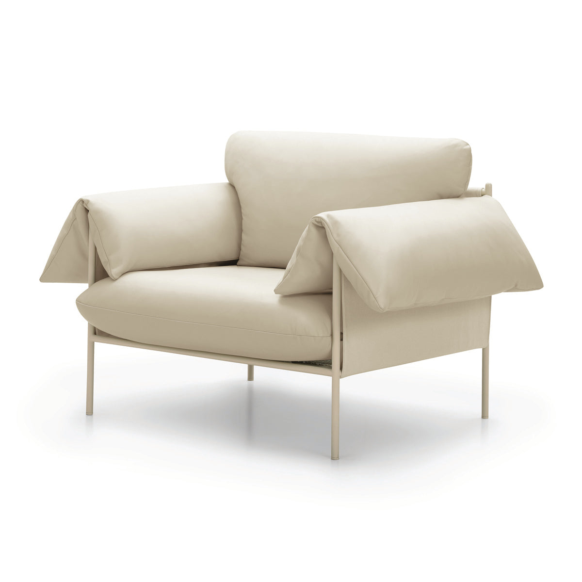 Alva Nougat Frame Armchair