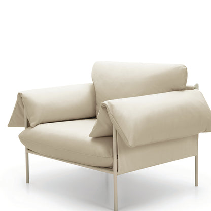 Alva Nougat Frame Armchair