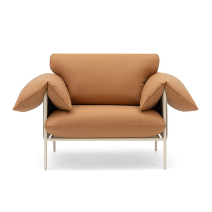 Alva Nougat Frame Armchair