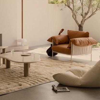 Alva Nougat Frame Armchair