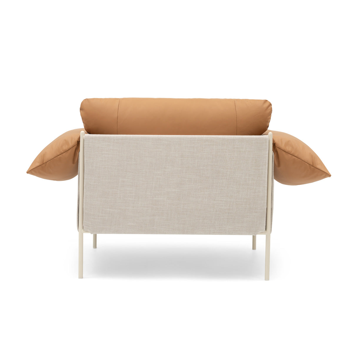 Alva Nougat Frame Armchair
