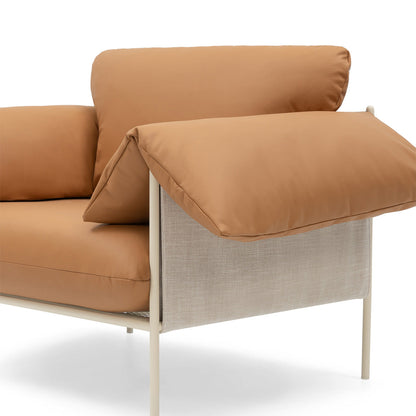 Alva Nougat Frame Armchair
