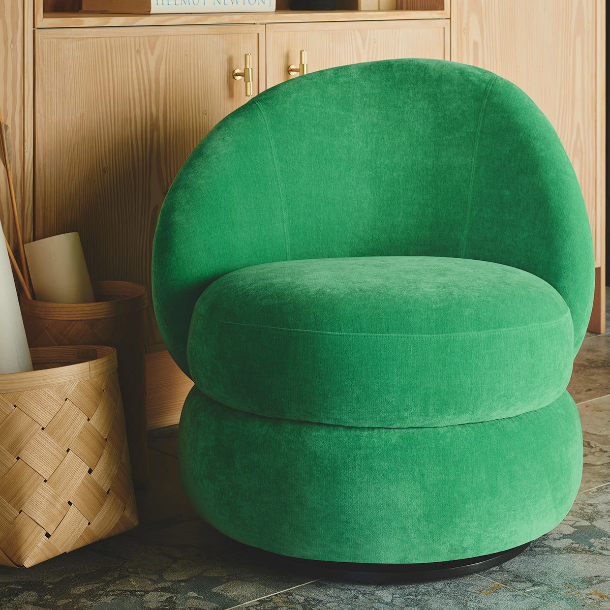 Alma Swivel Armchair