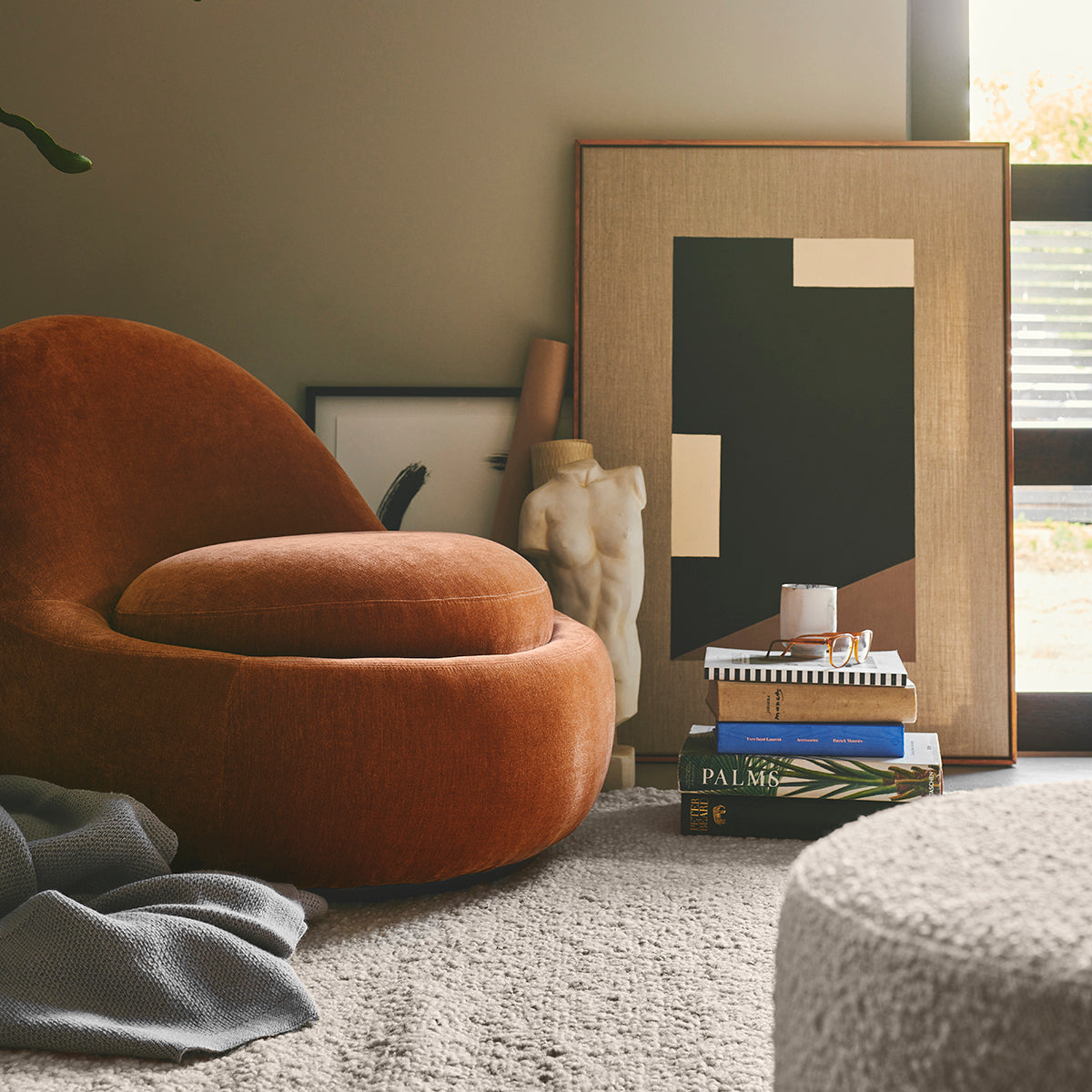 Babette Swivel Armchair