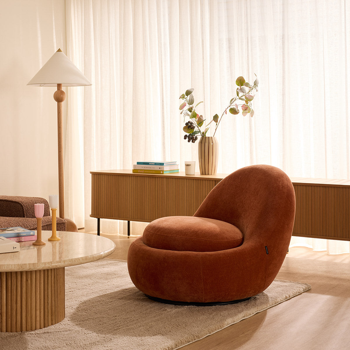 Babette Swivel Armchair