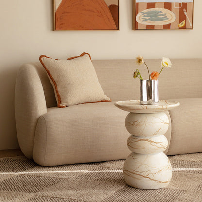 Sorrento Side Table (Marble Finish)