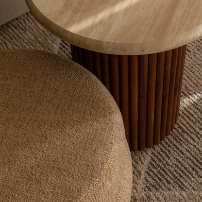 Mecca Round Storage Ottoman