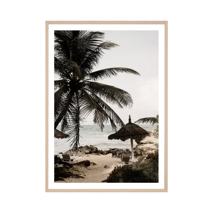 Caribbean Haven Portrait Art Print