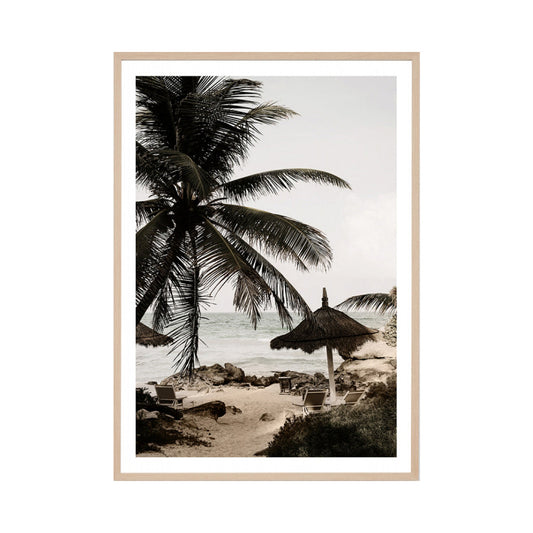 Caribbean Haven Portrait Art Print