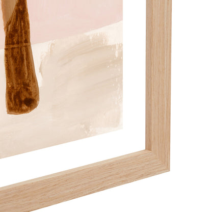 Palm Bazaar Blush Art Print