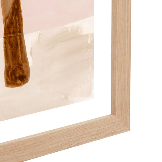 Palm Bazaar Blush Art Print