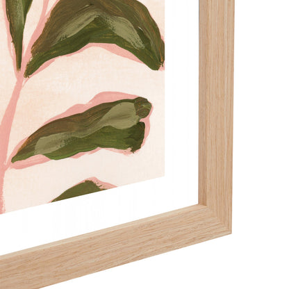 Posing Cheetahs Blush Landscape Art Print