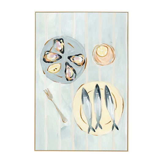 Seaside Canapes Art Print