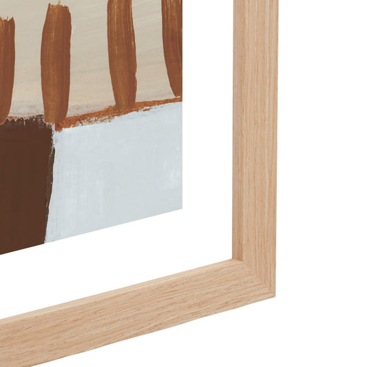 Seaside Dining Blue 3 Art Print