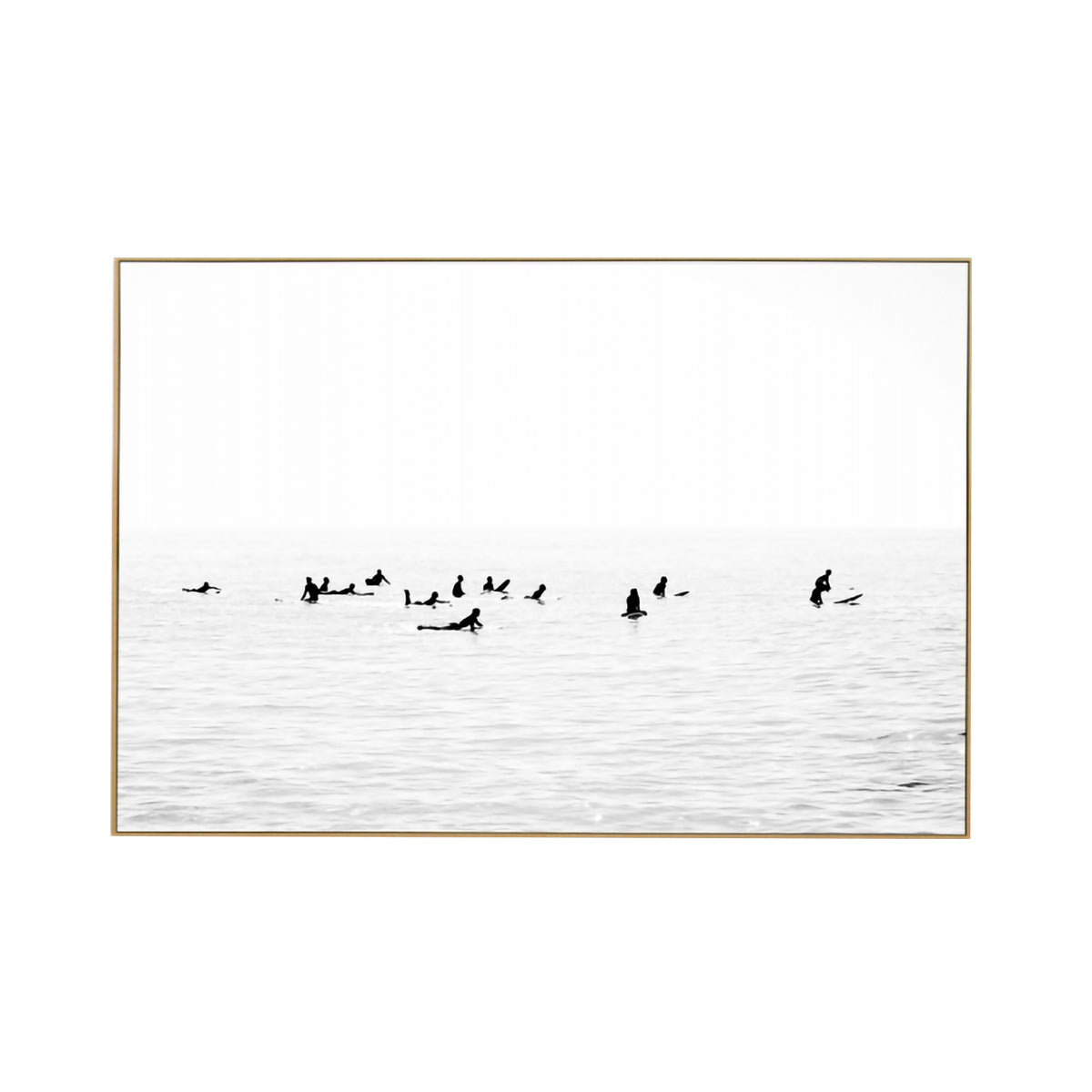 Byron Surfers Art Print