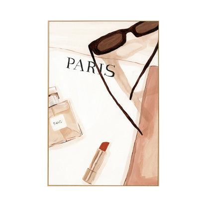 Weekend in Paris Blush 1 Portrait Art Print