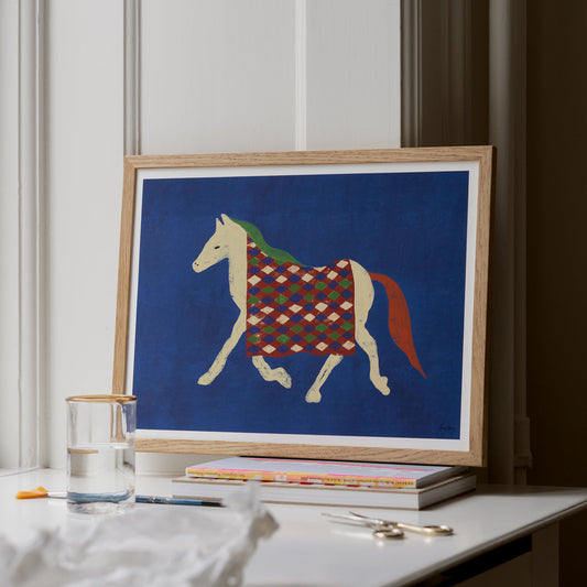 Horse Stories Art Print