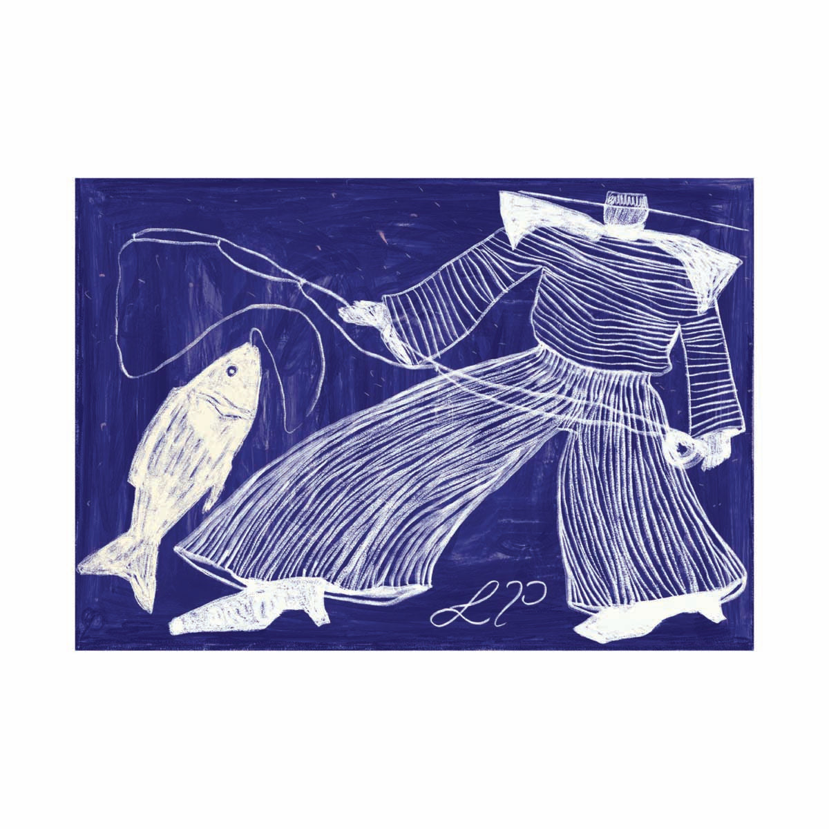 Sams Fishing Art Print