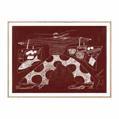 Sams Shopping Art Print