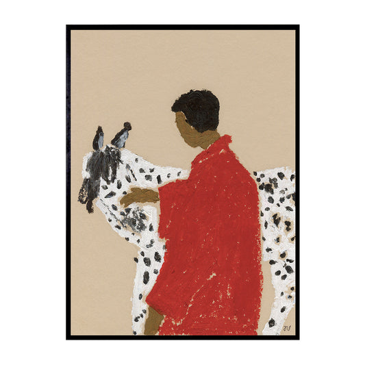 Spotted Horse Art Print