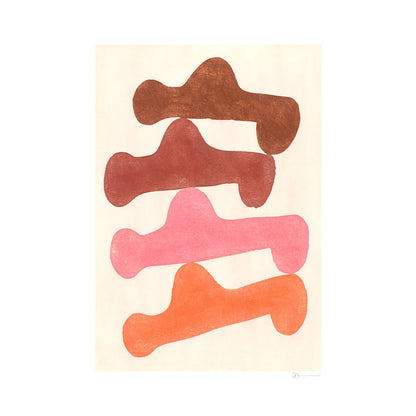 Stacking Heroes Art Print