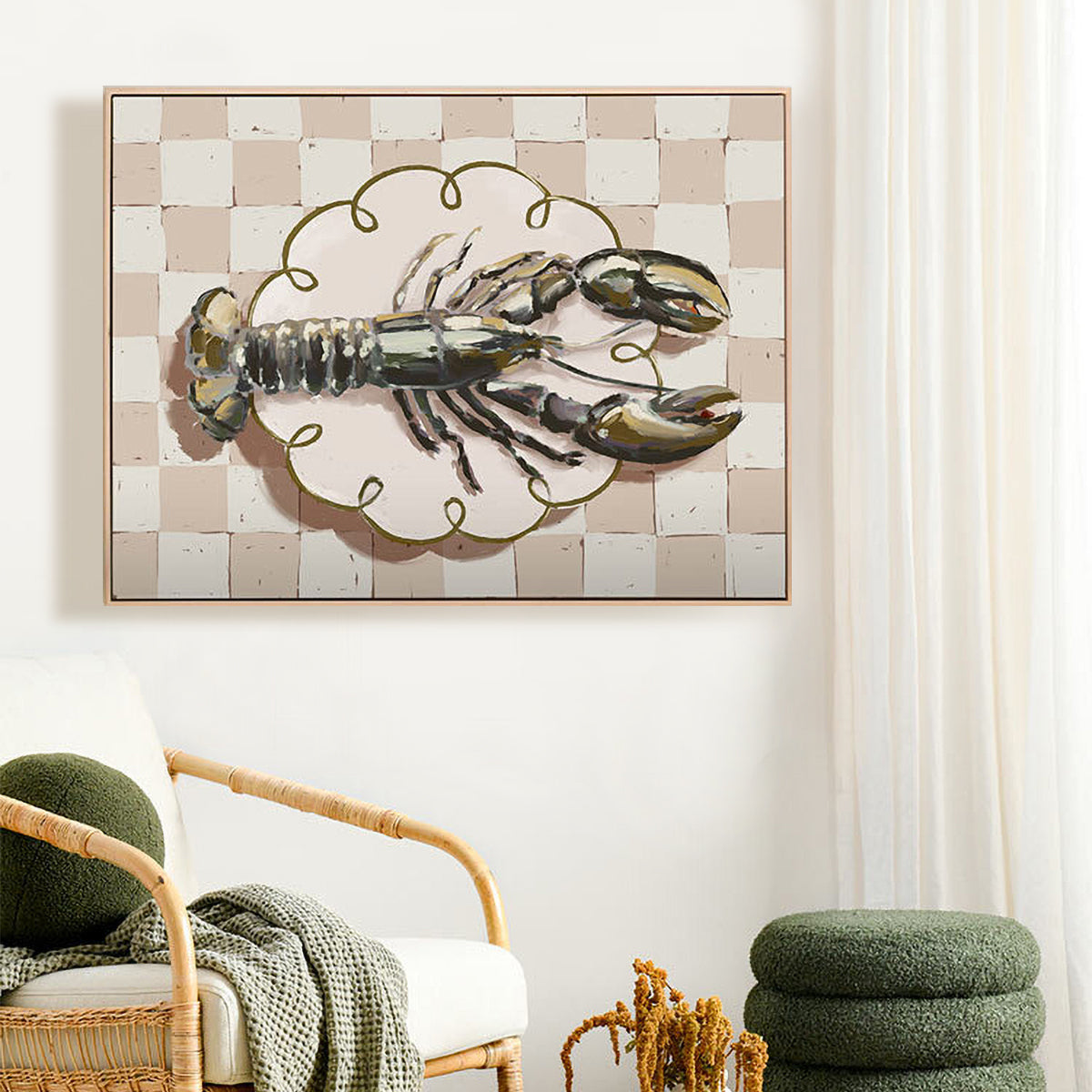 Alfresco Dinner Landscape Art Print