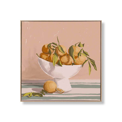 Bowl of Oranges Art Print