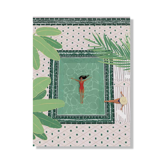 Carefree Callie Portrait Art Print