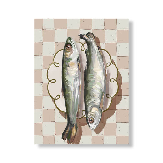 Catch of the Day Portrait Art Print