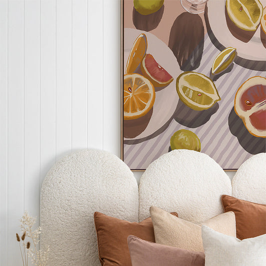 Citrus Fusion Portrait Art Print