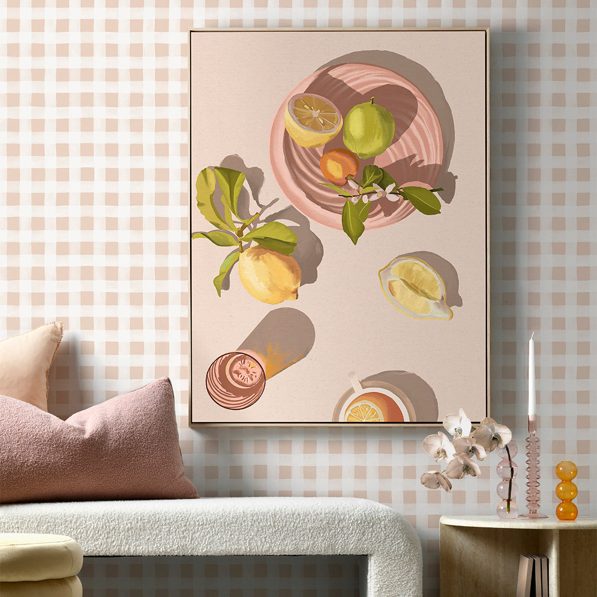 Citron Portrait Art Print