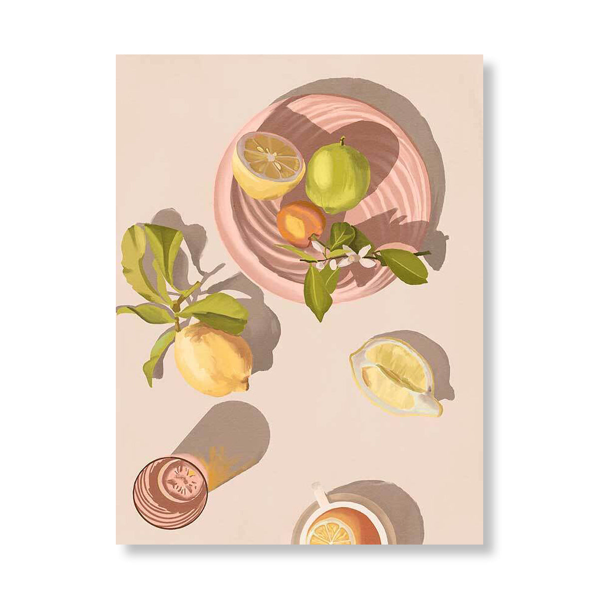 Citron Portrait Art Print