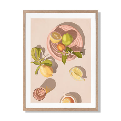 Citron Portrait Art Print