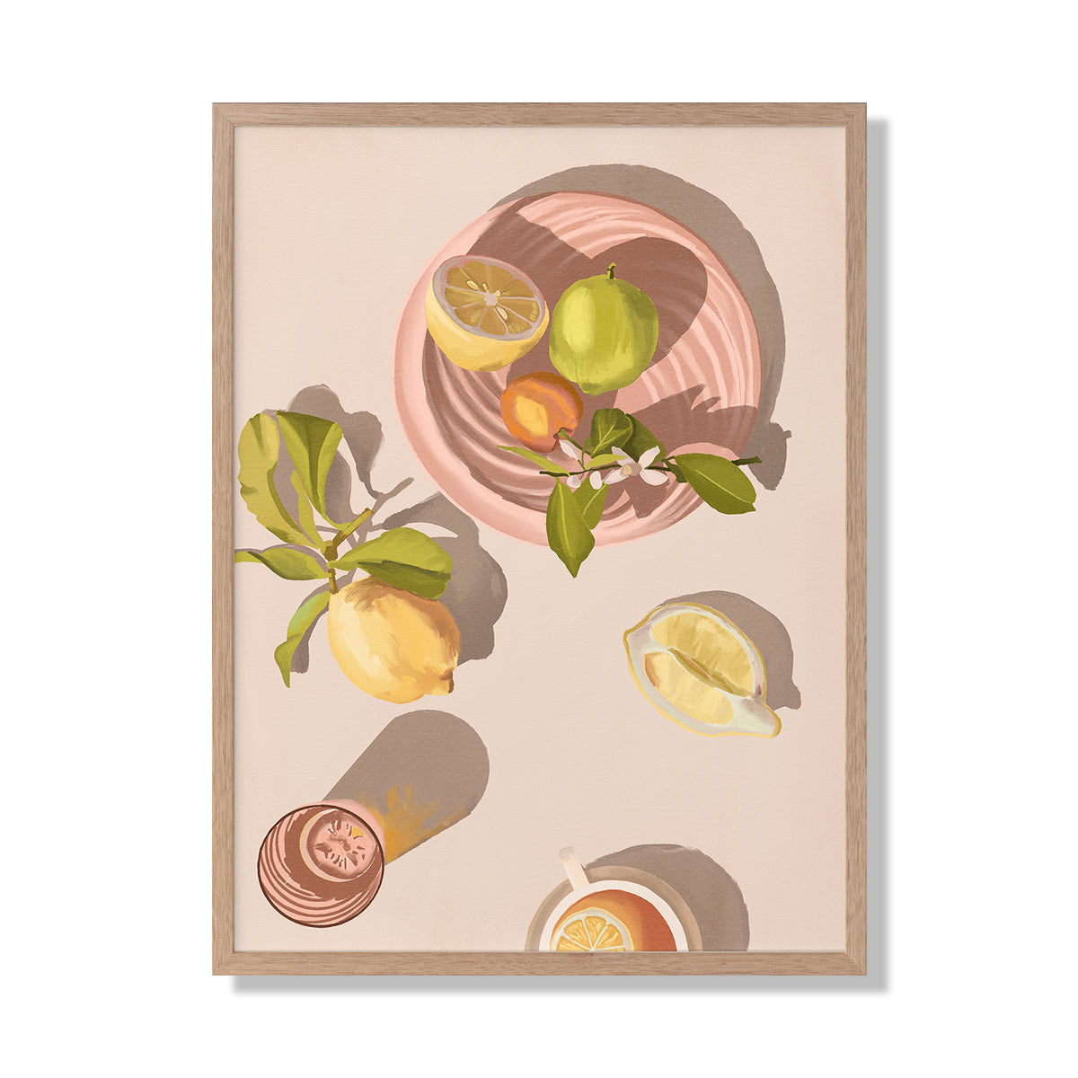 Citron Portrait Art Print