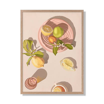 Citron Portrait Art Print