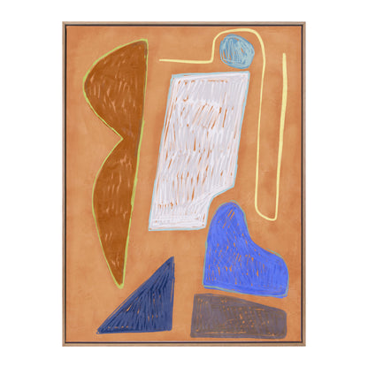 Desert Geo I Portrait Art Print