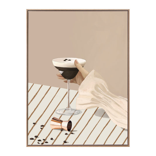 Give Me My Espresso Martini Portrait Art Print