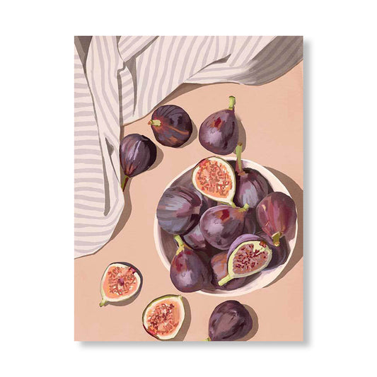 Fresh Figs Portrait Art Print