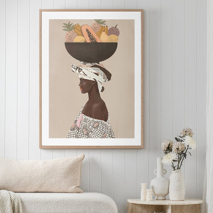 Fuerza Portrait Art Print