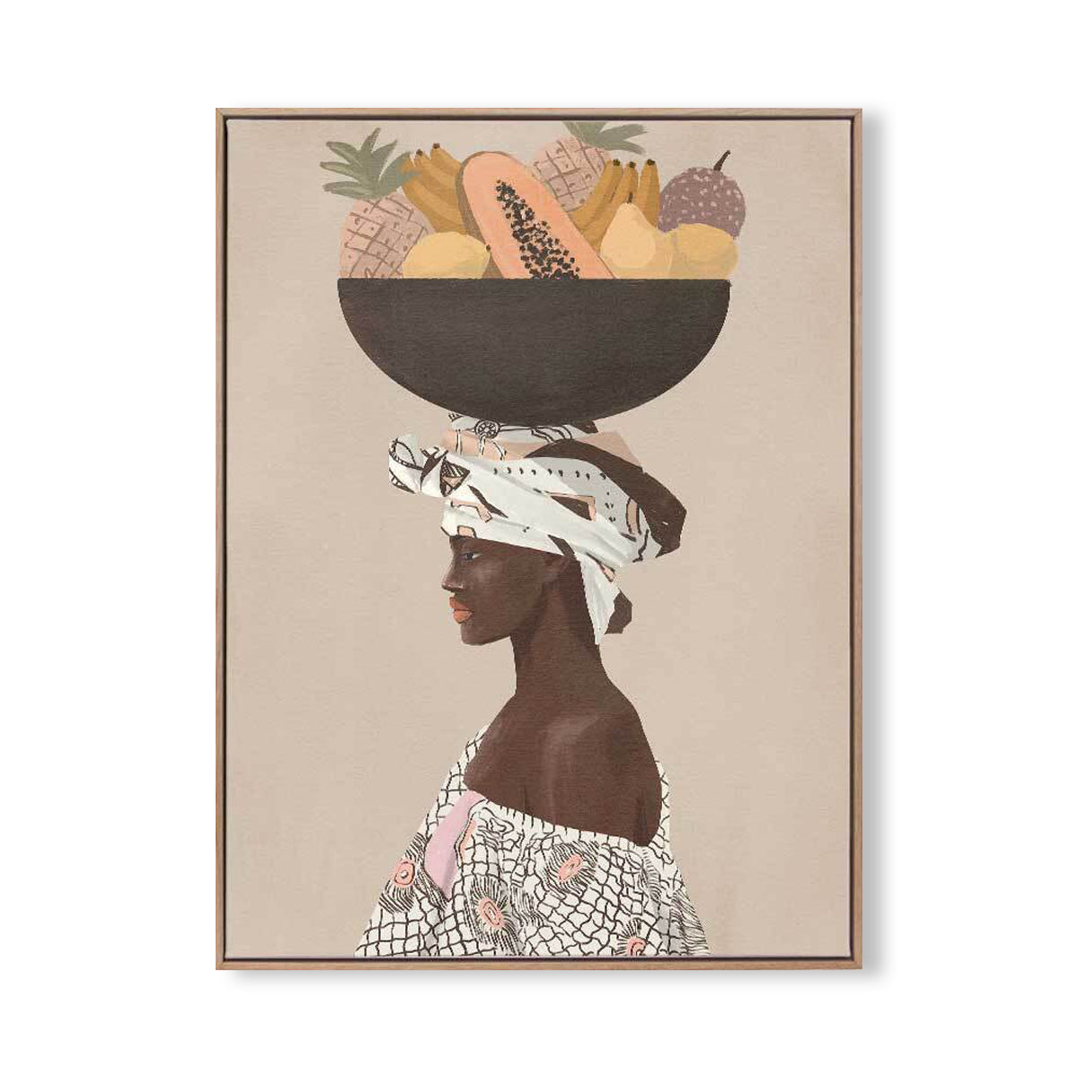 Fuerza Portrait Art Print