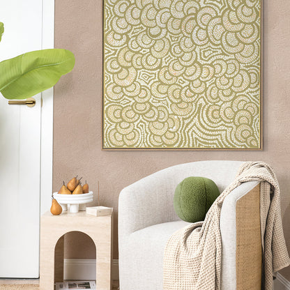 Lukarrara Jukurrpa Gold Art Print