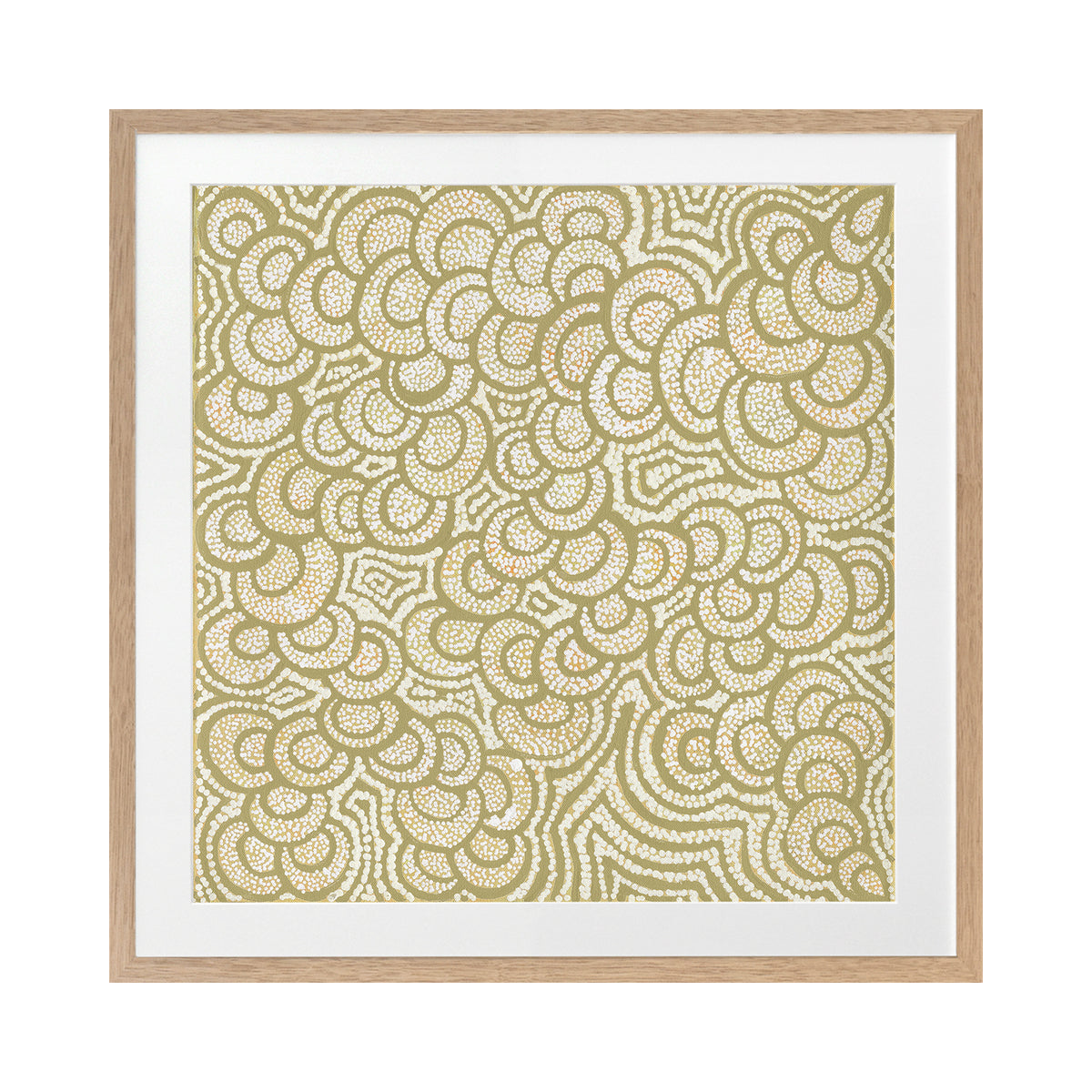 Lukarrara Jukurrpa Gold Art Print