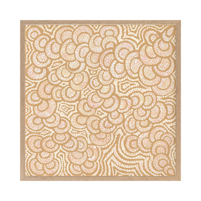 Lukarrara Jukurrpa Mustard Art Print