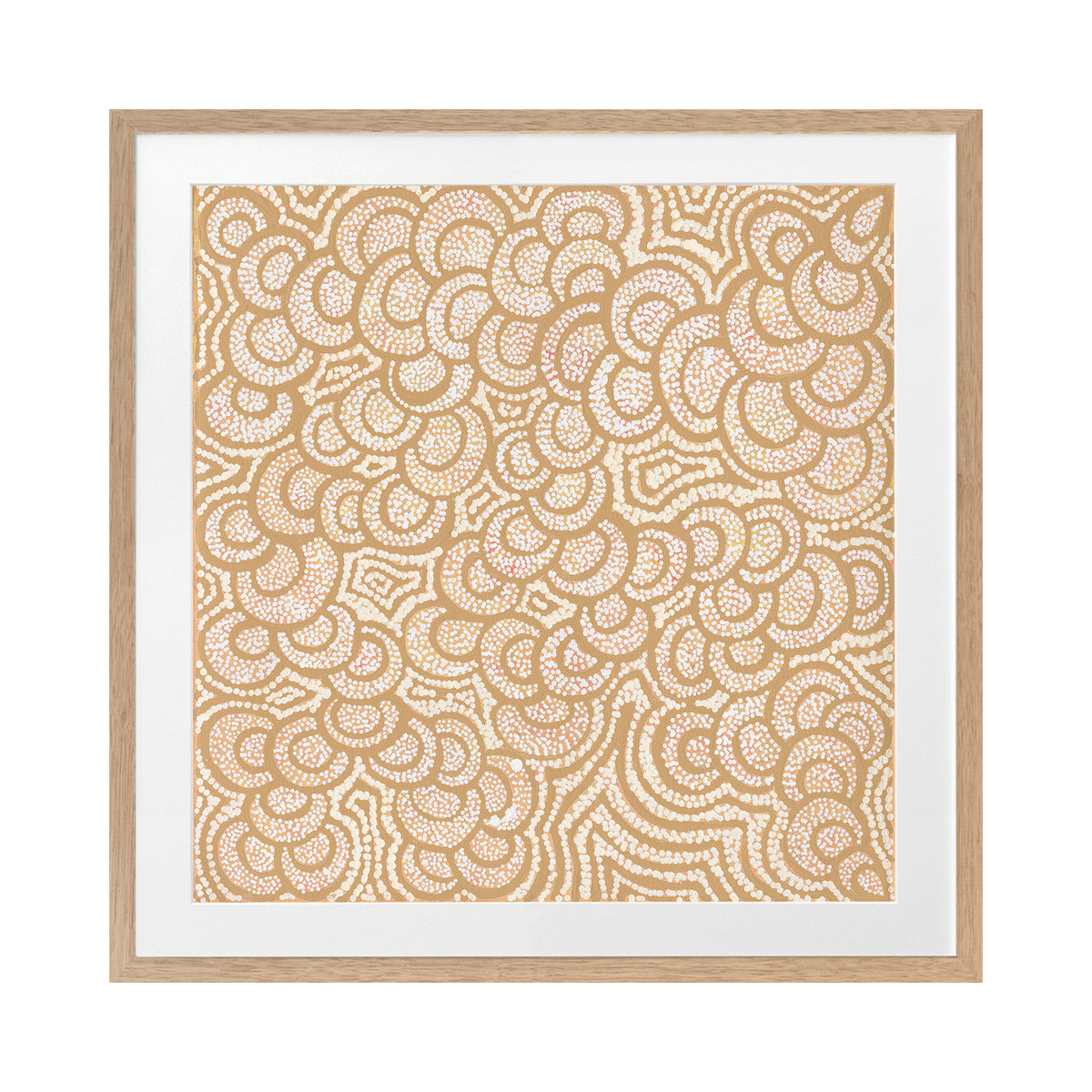 Lukarrara Jukurrpa Mustard Art Print