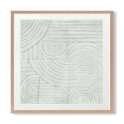 Mazy Thoughts III Art Print